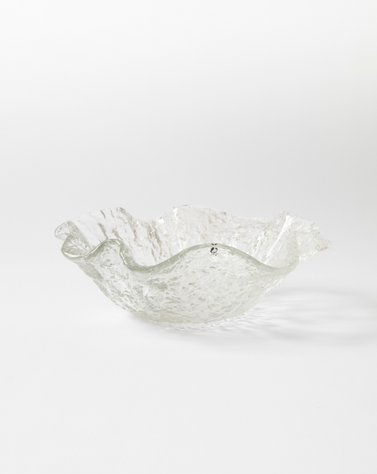 Brutalist Glass Bowl